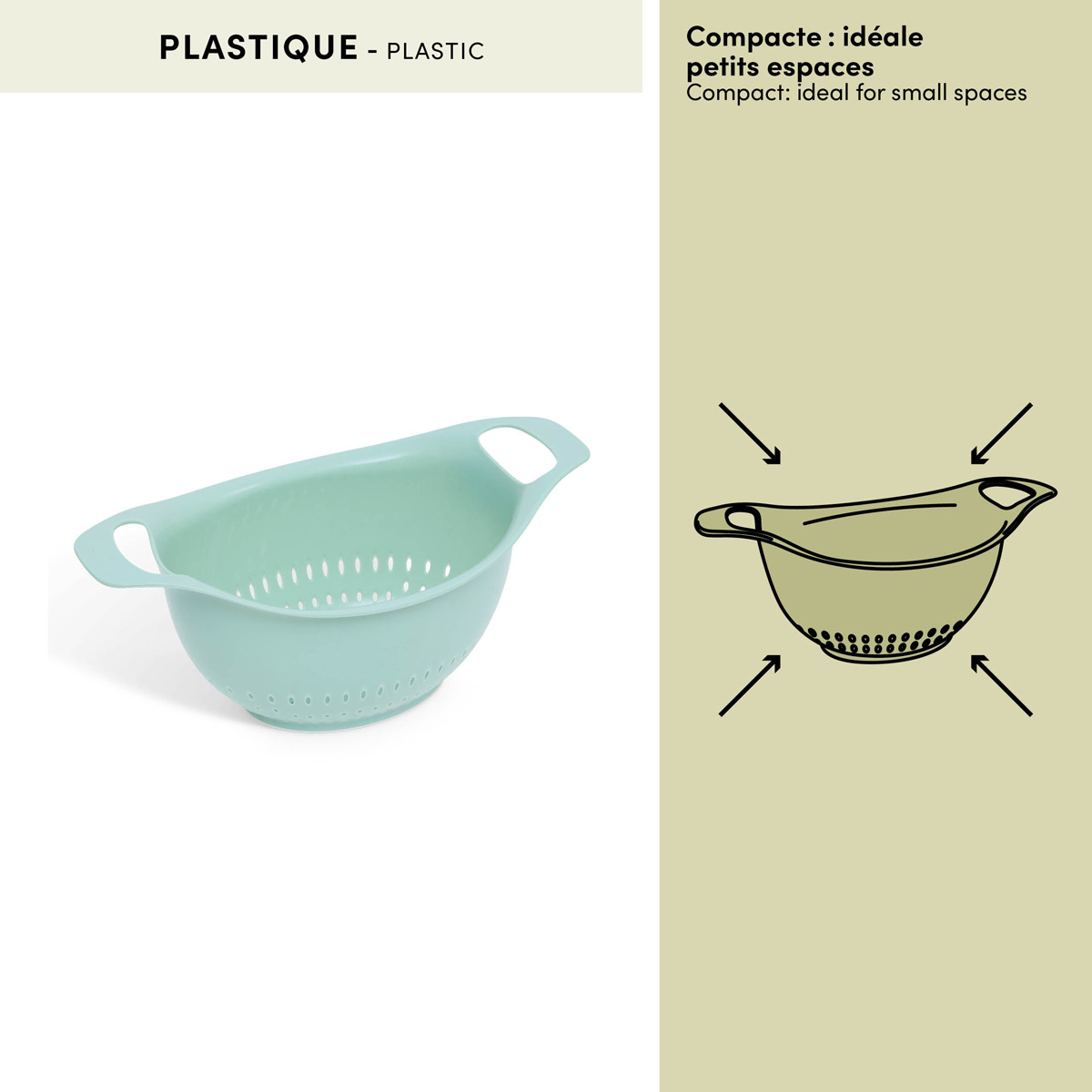 Passoire, 24 cm, vert
