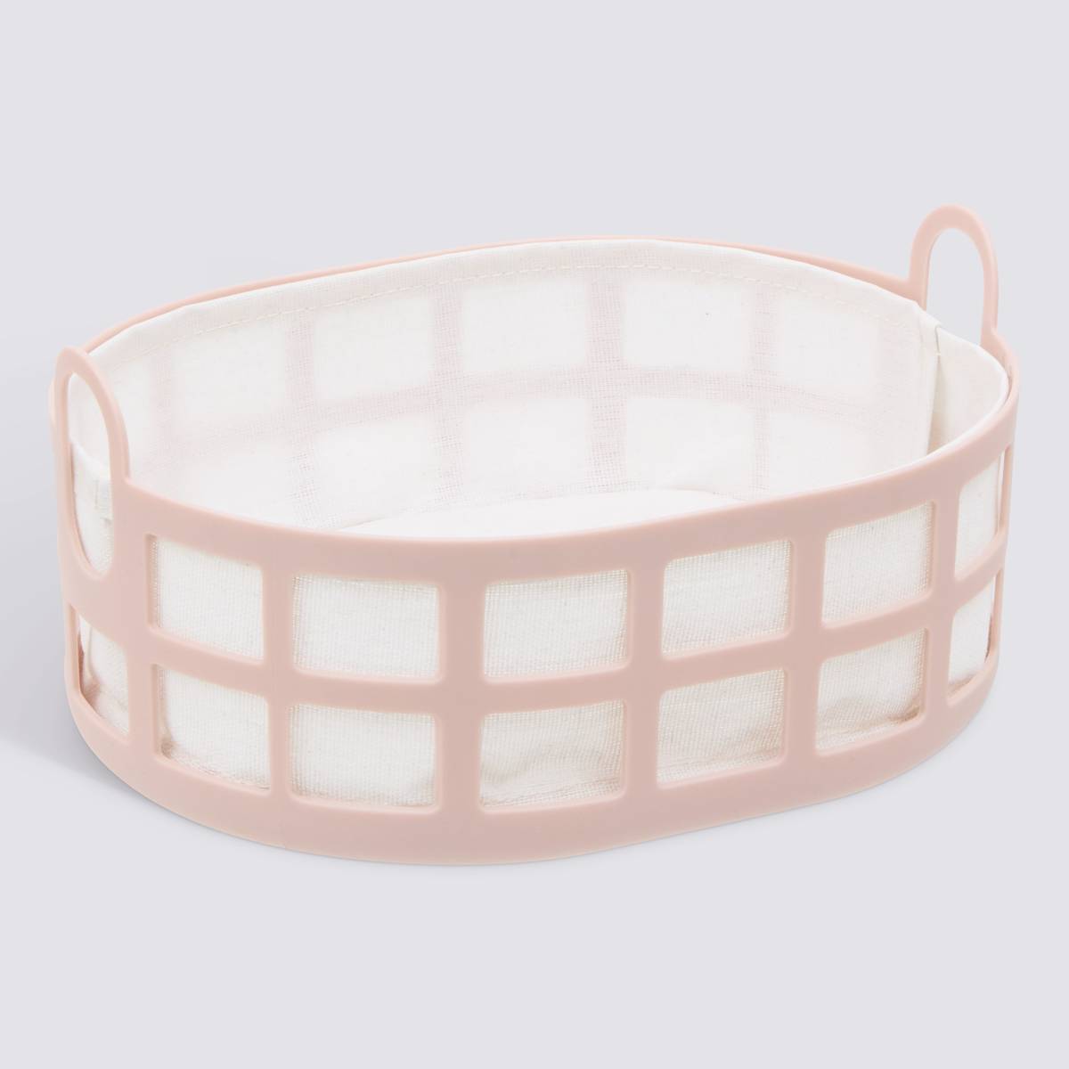 Corbeille à pain, l.24 cm, rose Poly