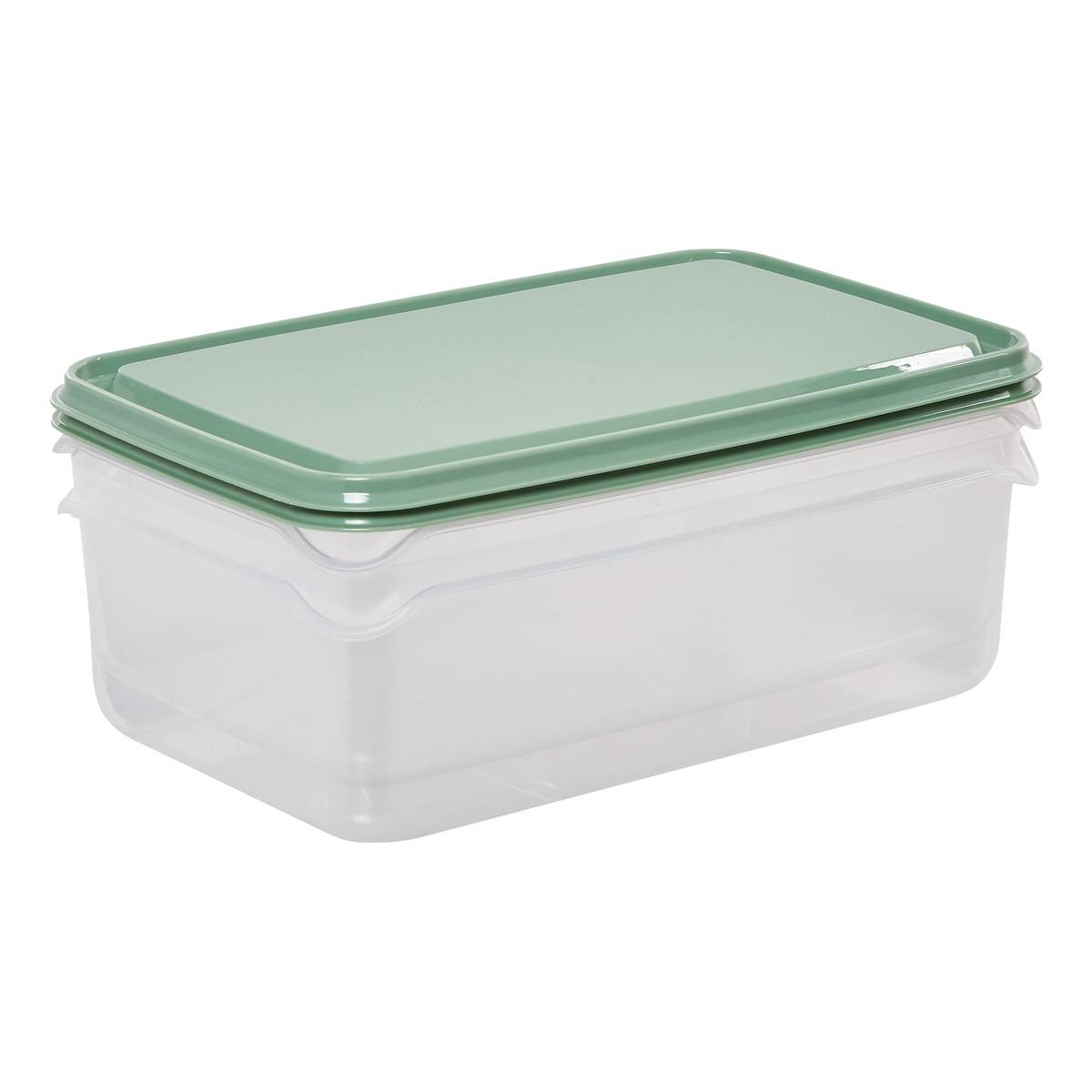Lot de 12 boîtes de conservation, 0,19/0,35/0,6/2,1l, transparent Essentiels