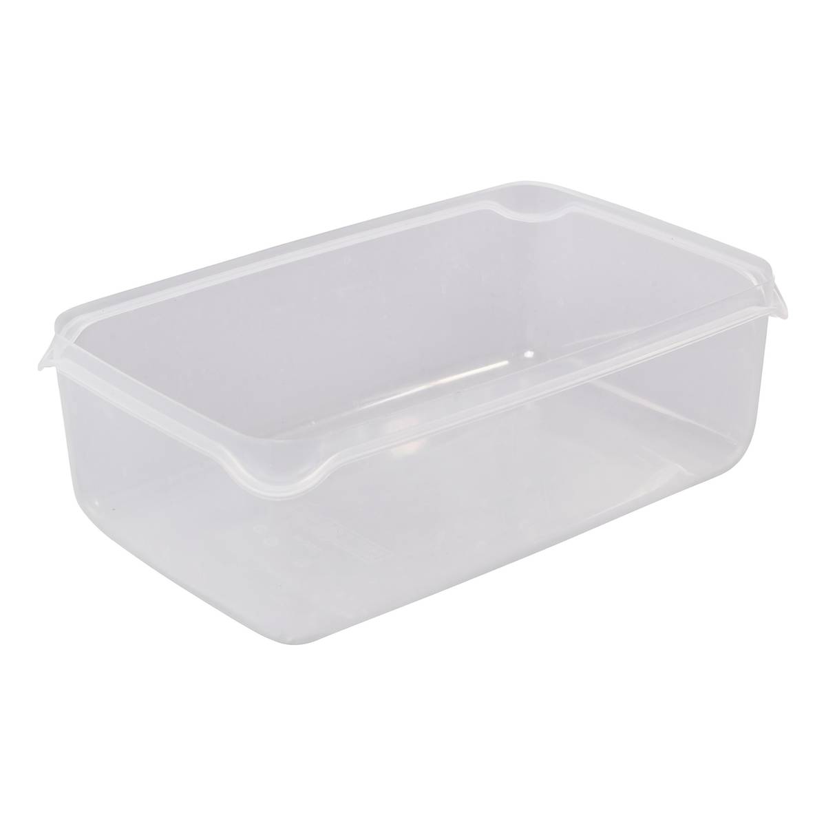 Lot de 12 boîtes de conservation, 0,19/0,35/0,6/2,1l, transparent Essentiels