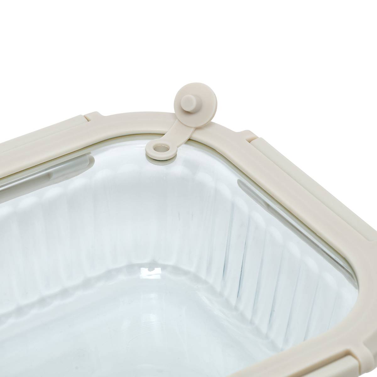 Lot de 3 boîtes de conservation, 3,2/5,2/8l, transparent