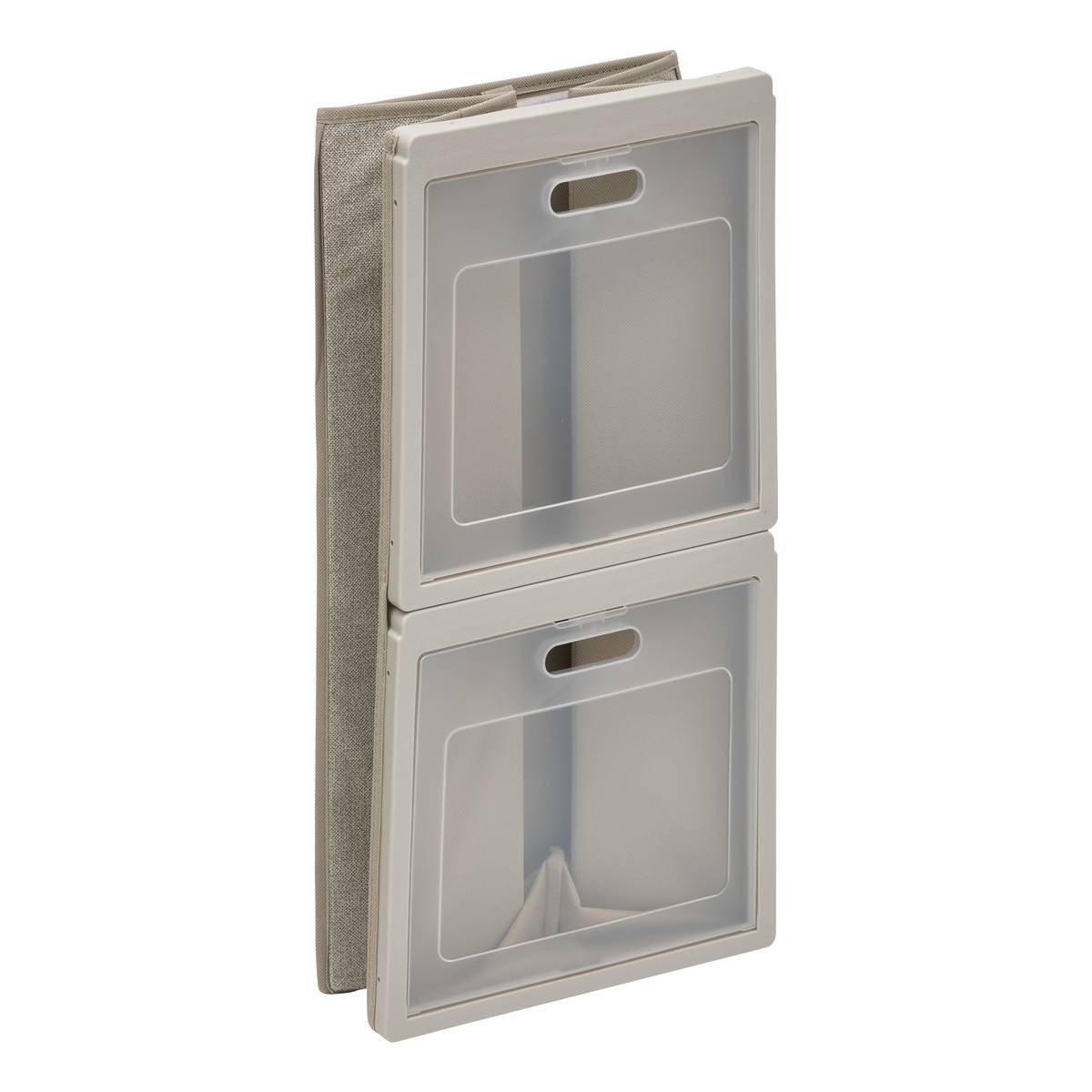 Rangement 2 cases, 30,5x60,5 cm, beige Cube'n door