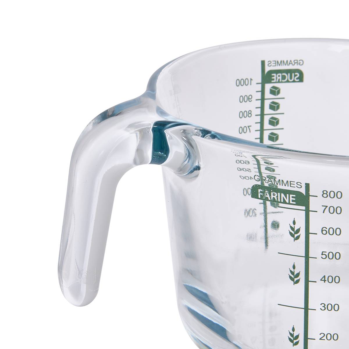 Verre doseur, verre borosilicate, 1l, transparent