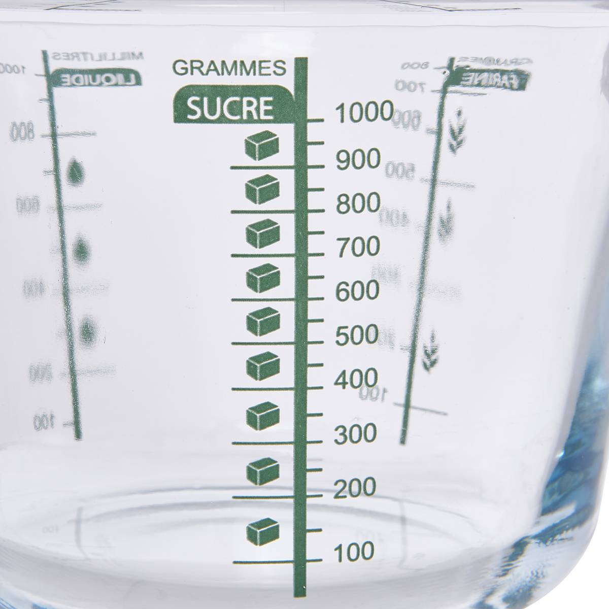 Verre doseur, verre borosilicate, 1l, transparent