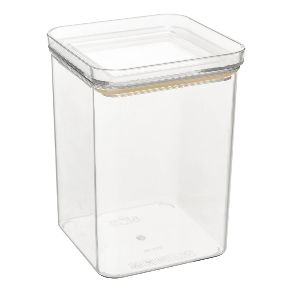 Lot de 3 boîtes de conservation, 0,5/1/1,5l, transparent