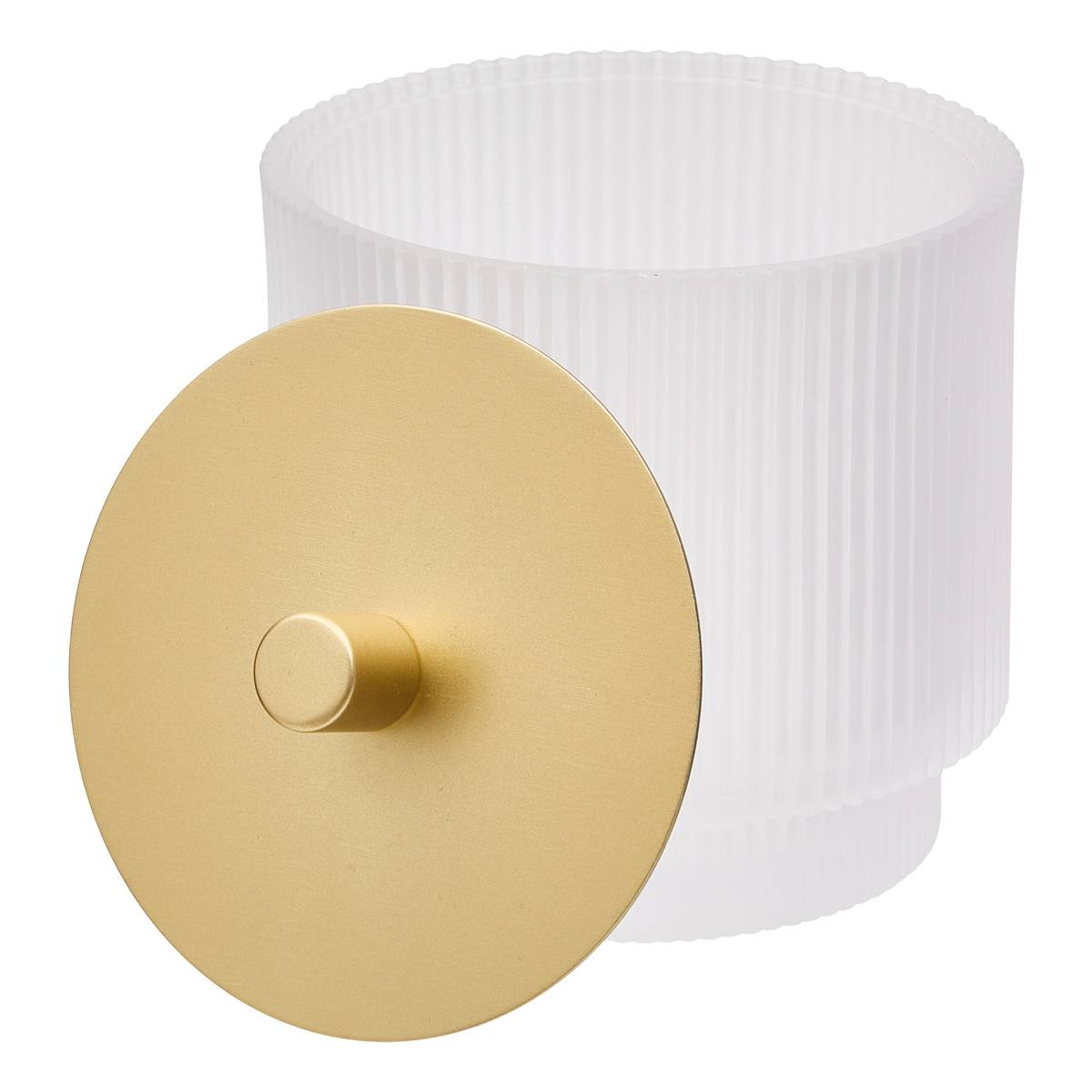 Pot à cotons, d.9,8 cm, blanc Solis