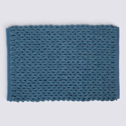 Tapis, 75x50 cm, bleu Colorama