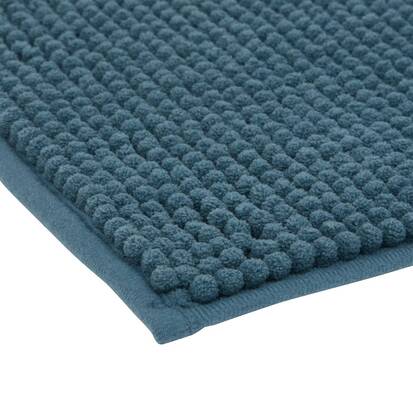 Tapis, 80x50 cm, bleu Colorama