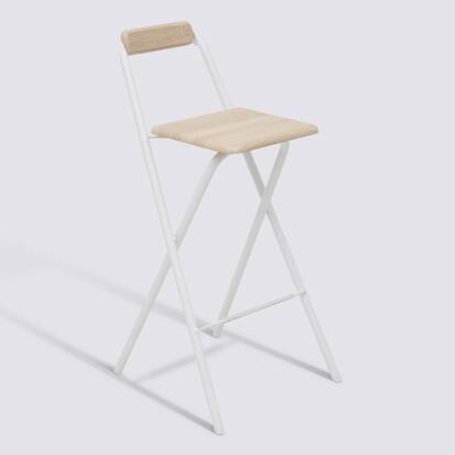 chaise-de-bar-pliante-h-98-cm-blanc