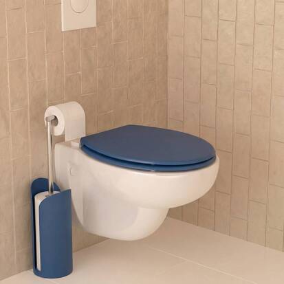 Dérouleur avec réservoir, h.60 cm, bleu Colorama