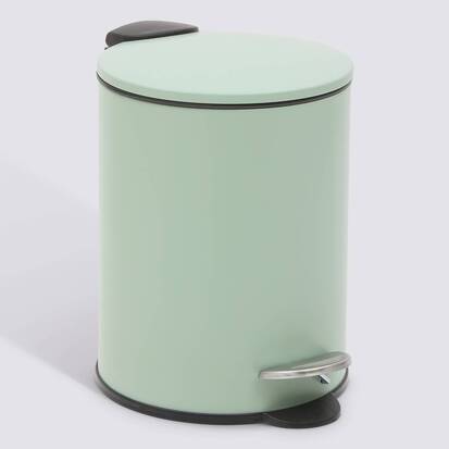 Poubelle manuelle, 2,7l, vert céladon Colorama