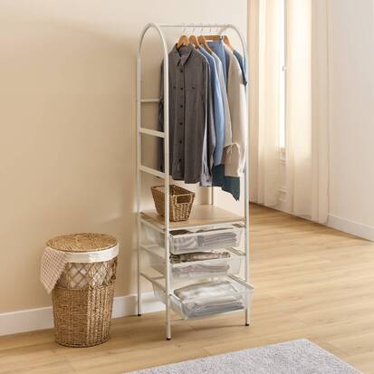 portant-a-vetements-3-tiroirs-173-5x51-cm-blanc