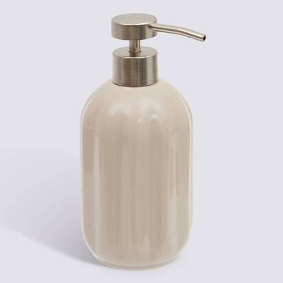 Distributeur de savon, 0,45l, beige lin Colorama