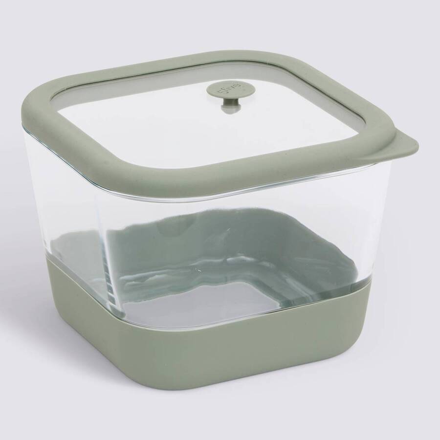 Boîte de conservation, 1,35l, verre borosilicate Siliglass