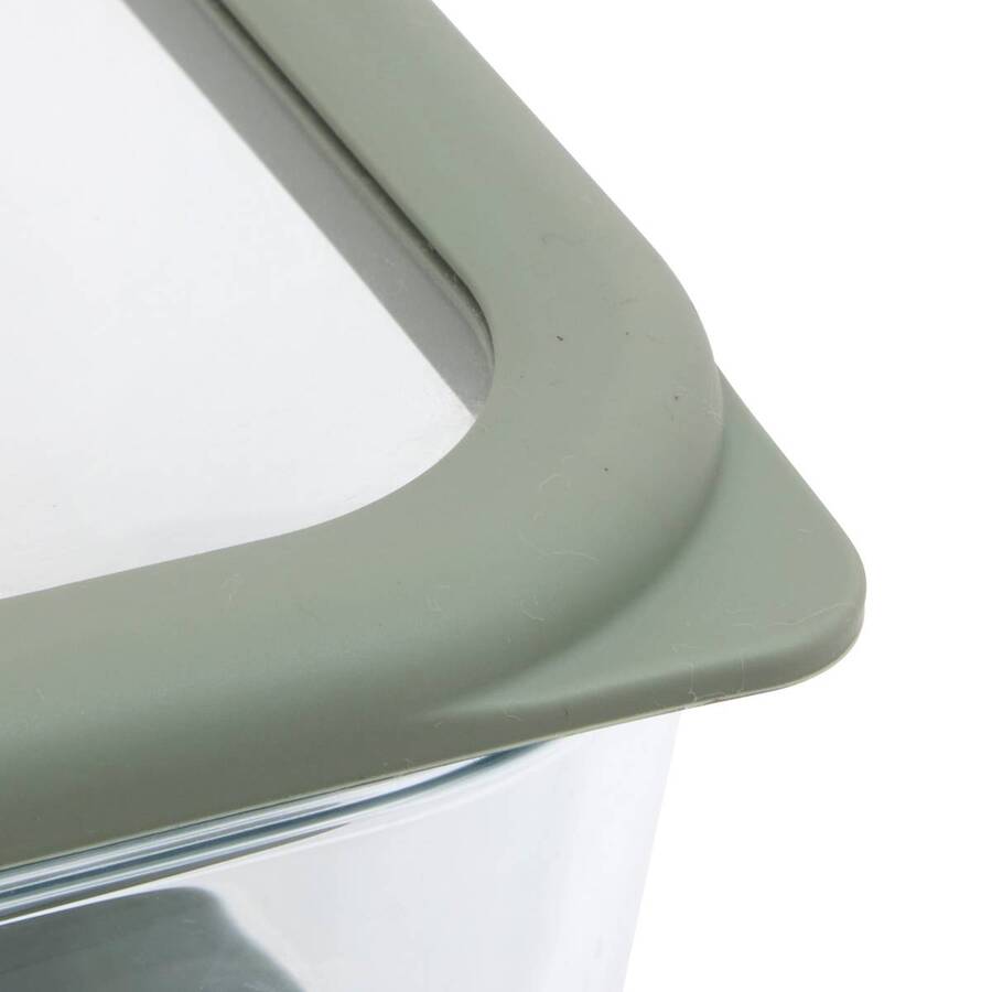 Boîte de conservation, 1,35l, verre borosilicate Siliglass