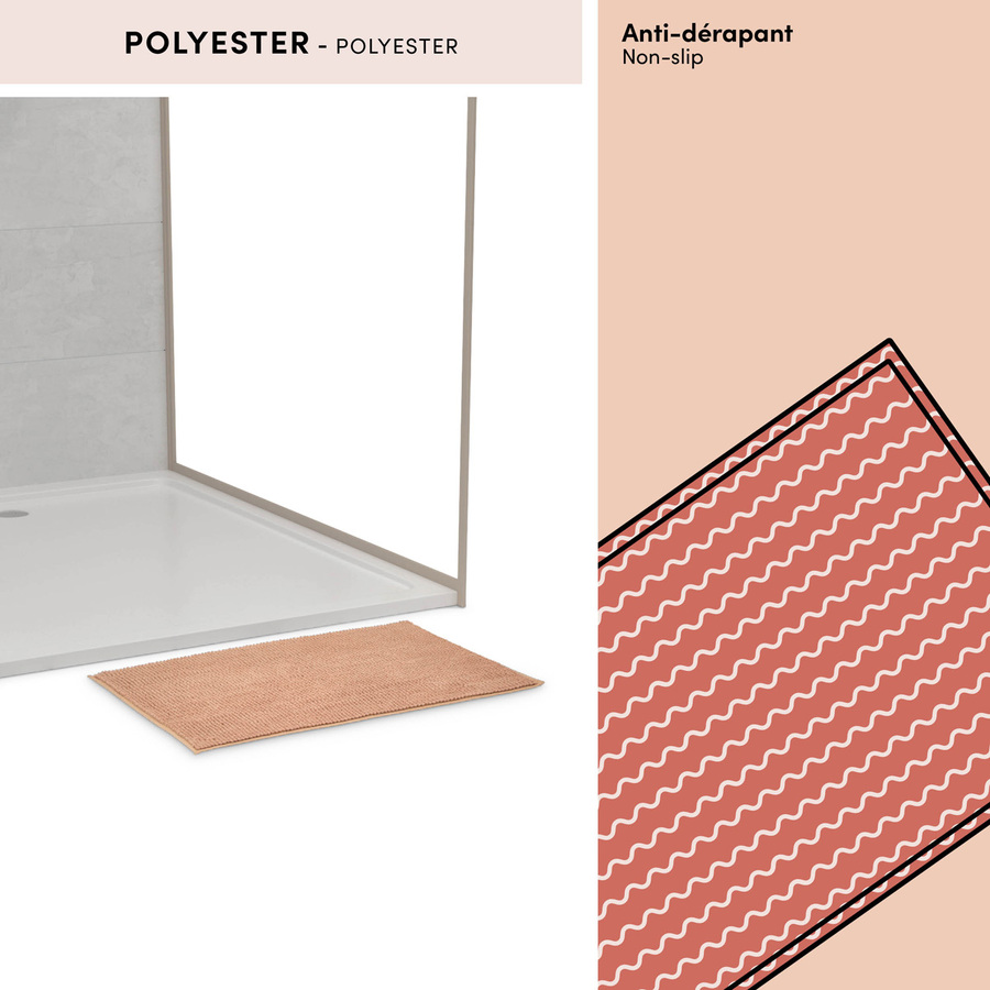 Tapis, 80x50 cm, rose blush Colorama