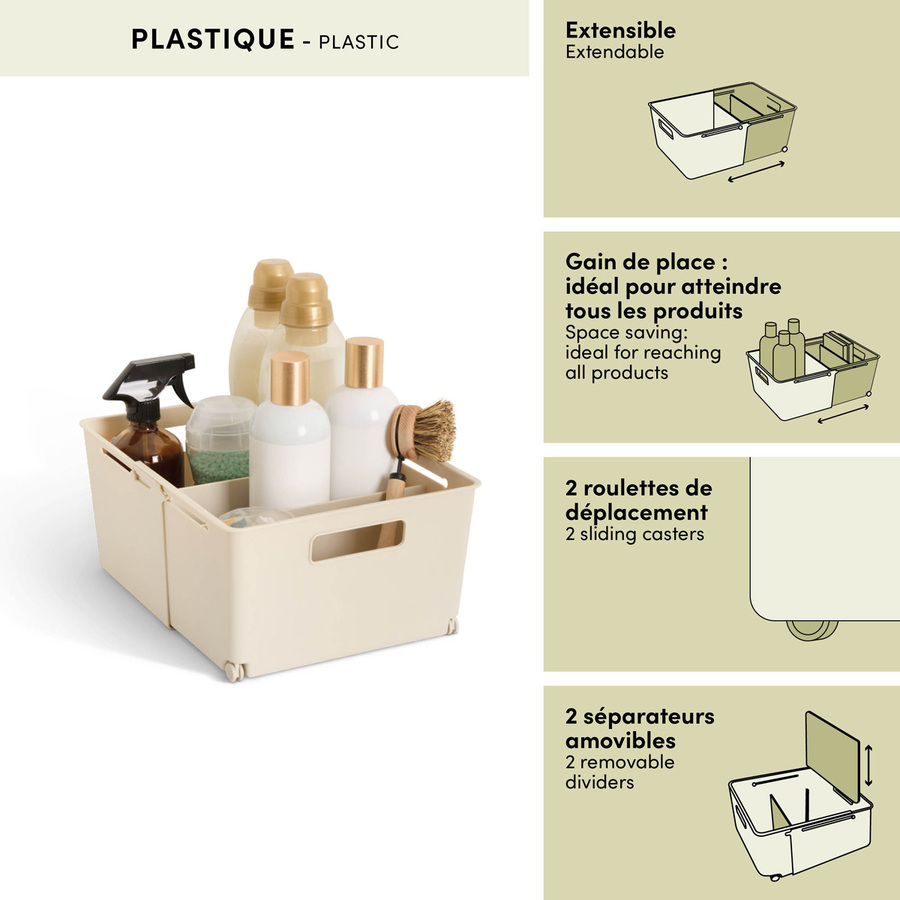 Organiseur extensible, l, argile Stora