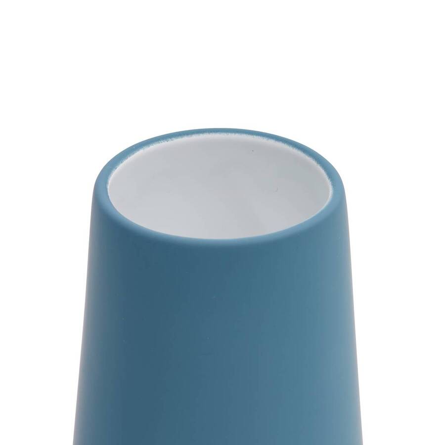 Porte-brosse à dents, d.8,3 x h.11,8 cm, grès, bleu Colorama