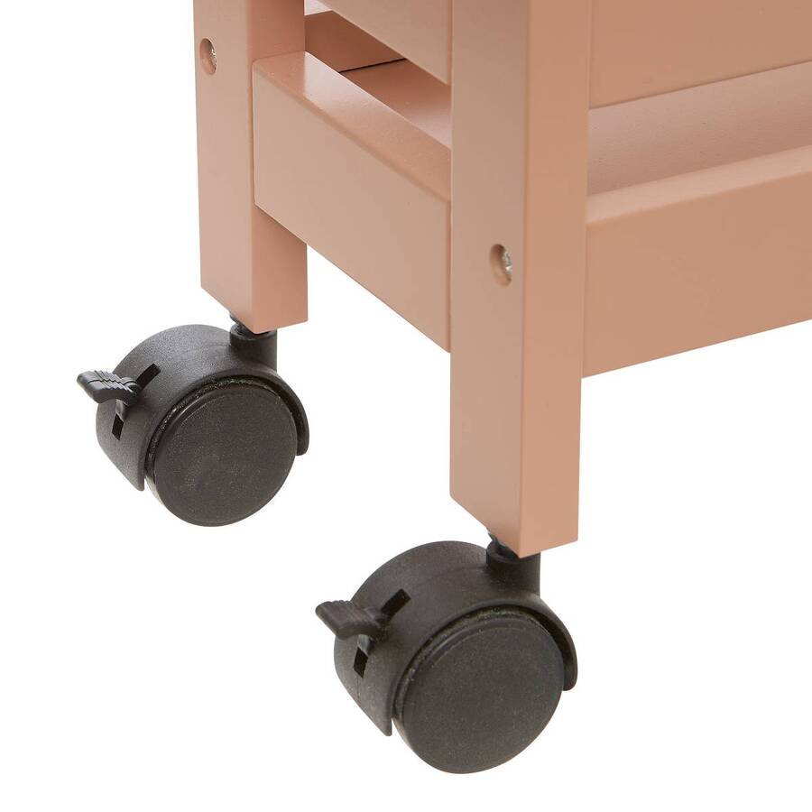Desserte 3 niveaux, 40x15 cm, rose blush Colorama