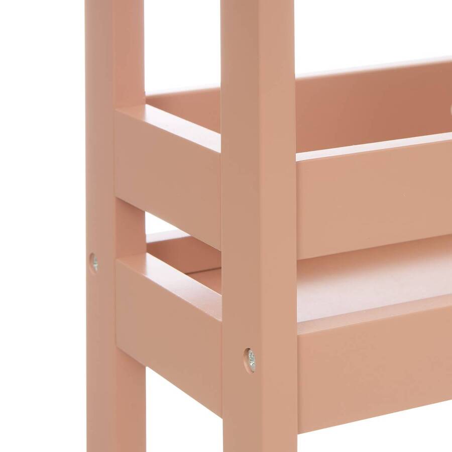 Desserte 3 niveaux, 40x15 cm, rose blush Colorama