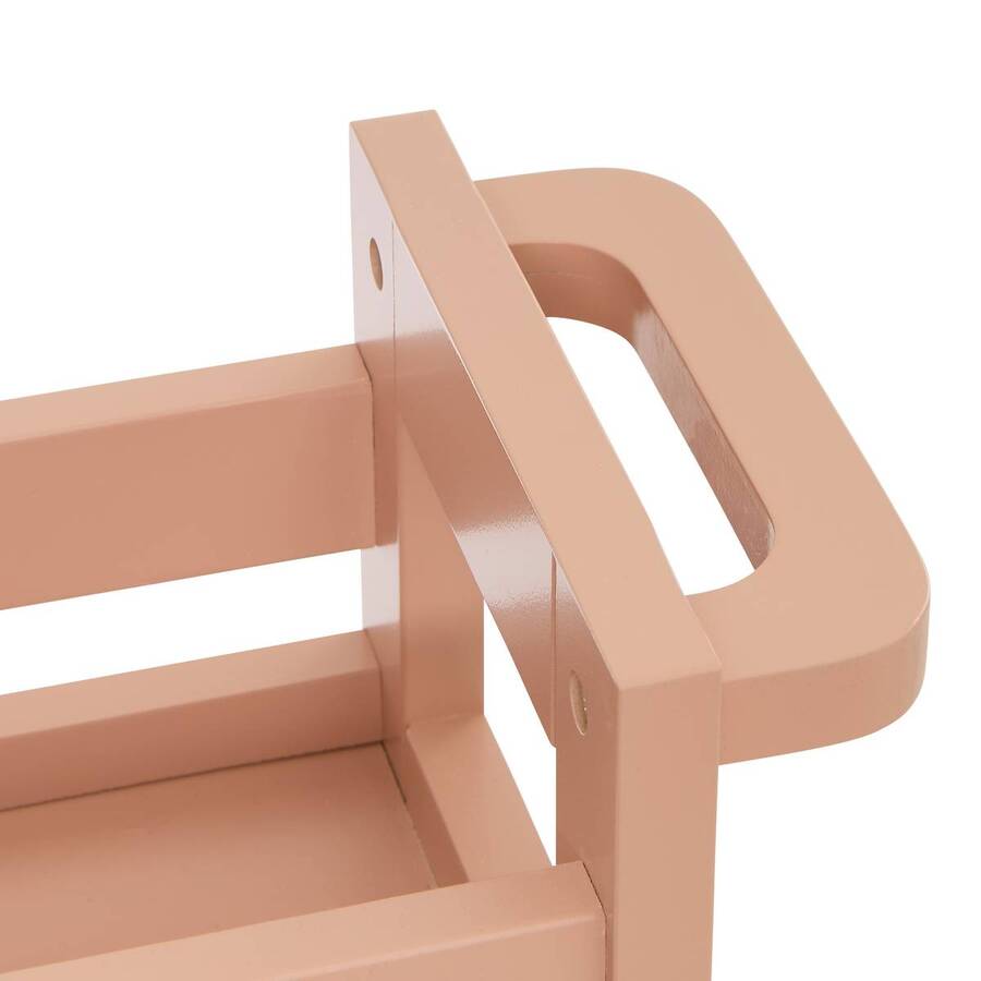 Desserte 3 niveaux, 40x15 cm, rose blush Colorama