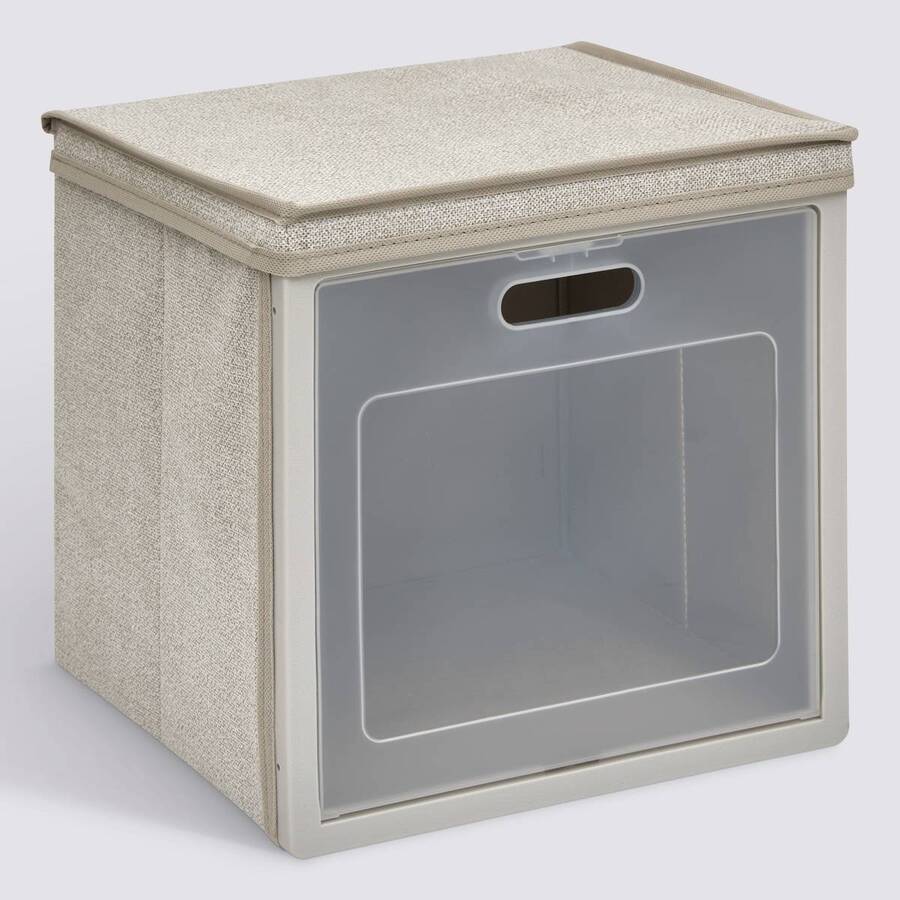 Rangement 1 case, 30,5x30,5 cm, beige Cube'n door