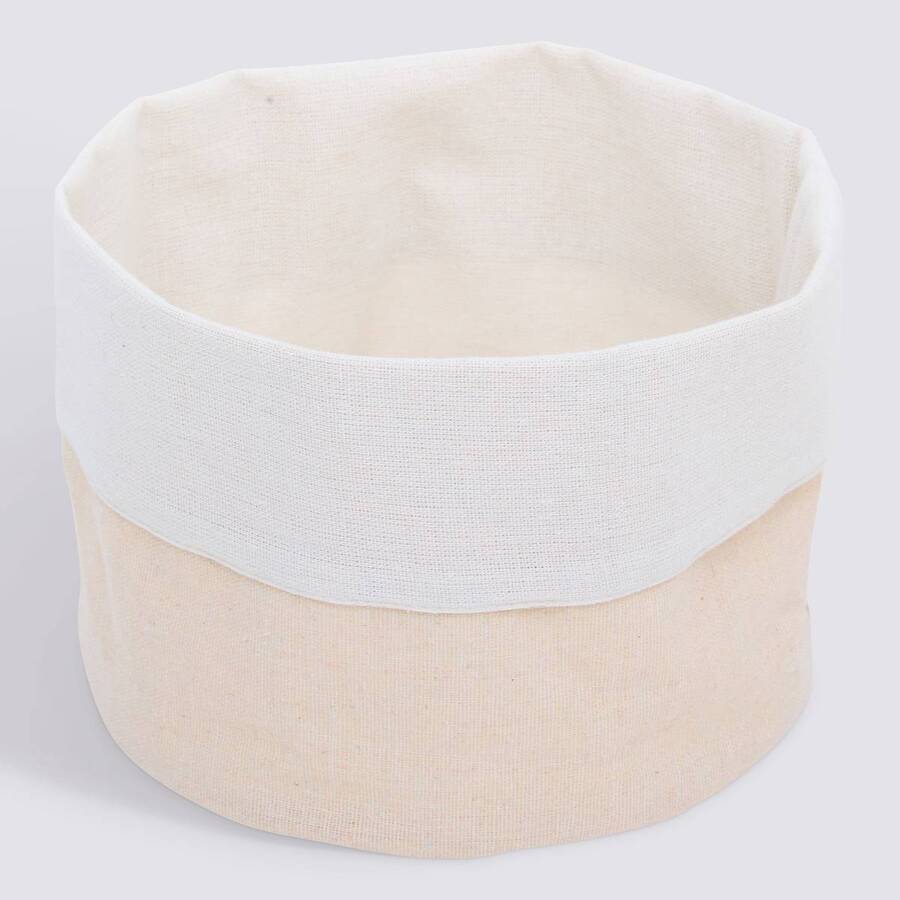 Corbeille à pain, coton, d.20 cm, beige Essentiels
