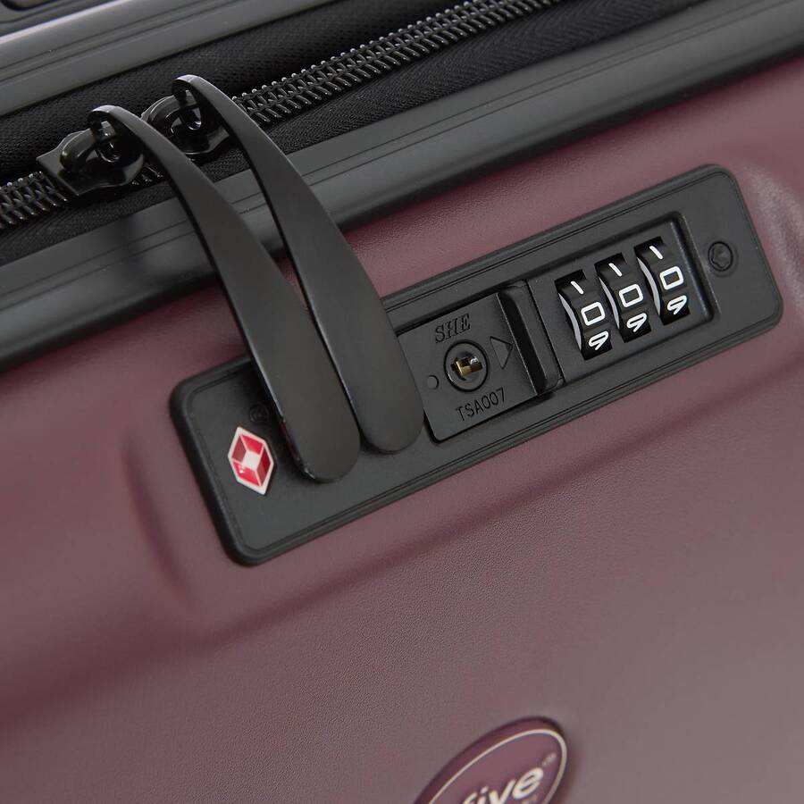 Valise cabine pliable 8 roues, 40l, violet