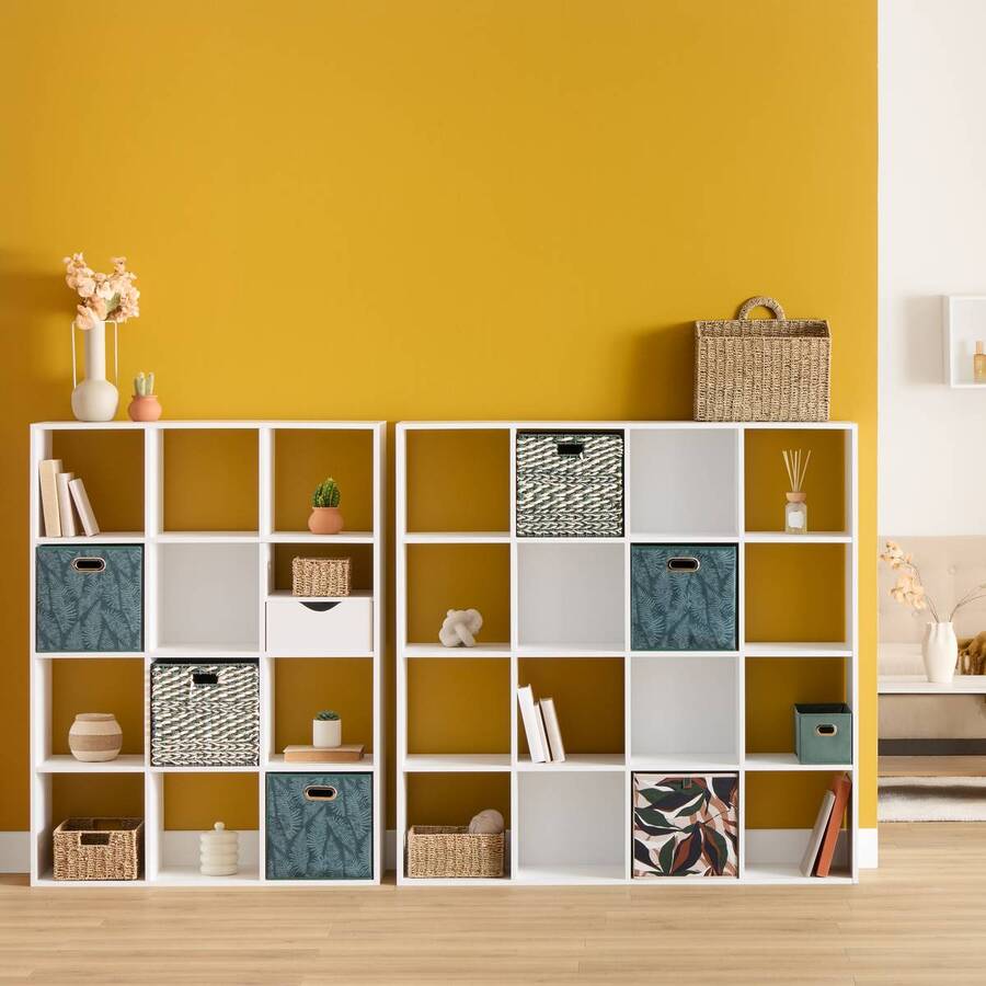 Étagère escalier, 101,7x32 cm, blanc Mix'n modul