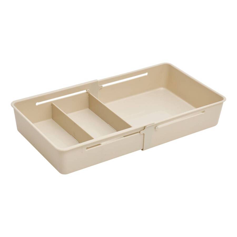 Organiseur pour tiroir extensible, 38,5x20 cm, argile Stora