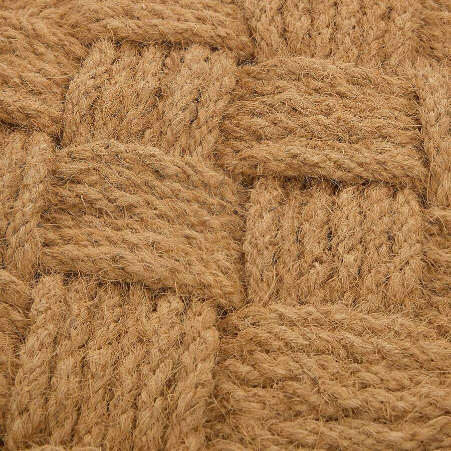 Paillasson, fibre de coco, 60x40 cm, marron
