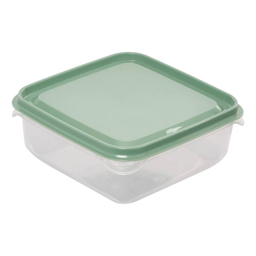 Lot de 12 boîtes de conservation, 0,19/0,35/0,6/2,1l, transparent Essentiels