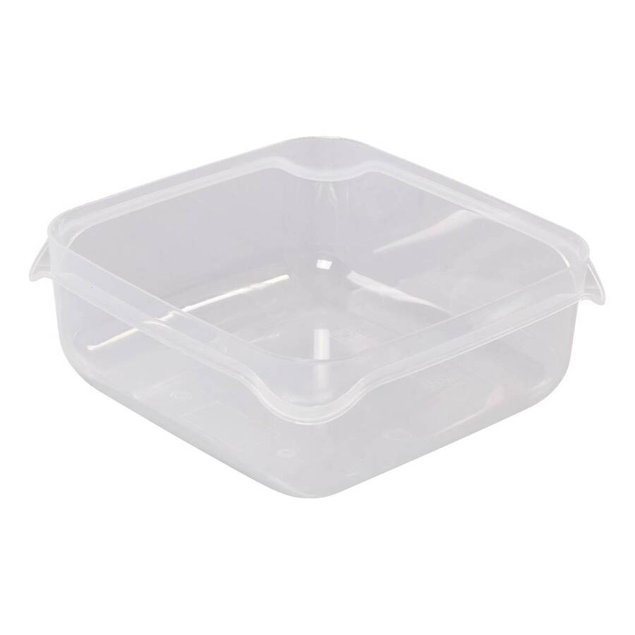 Lot de 12 boîtes de conservation, 0,19/0,35/0,6/2,1l, transparent Essentiels