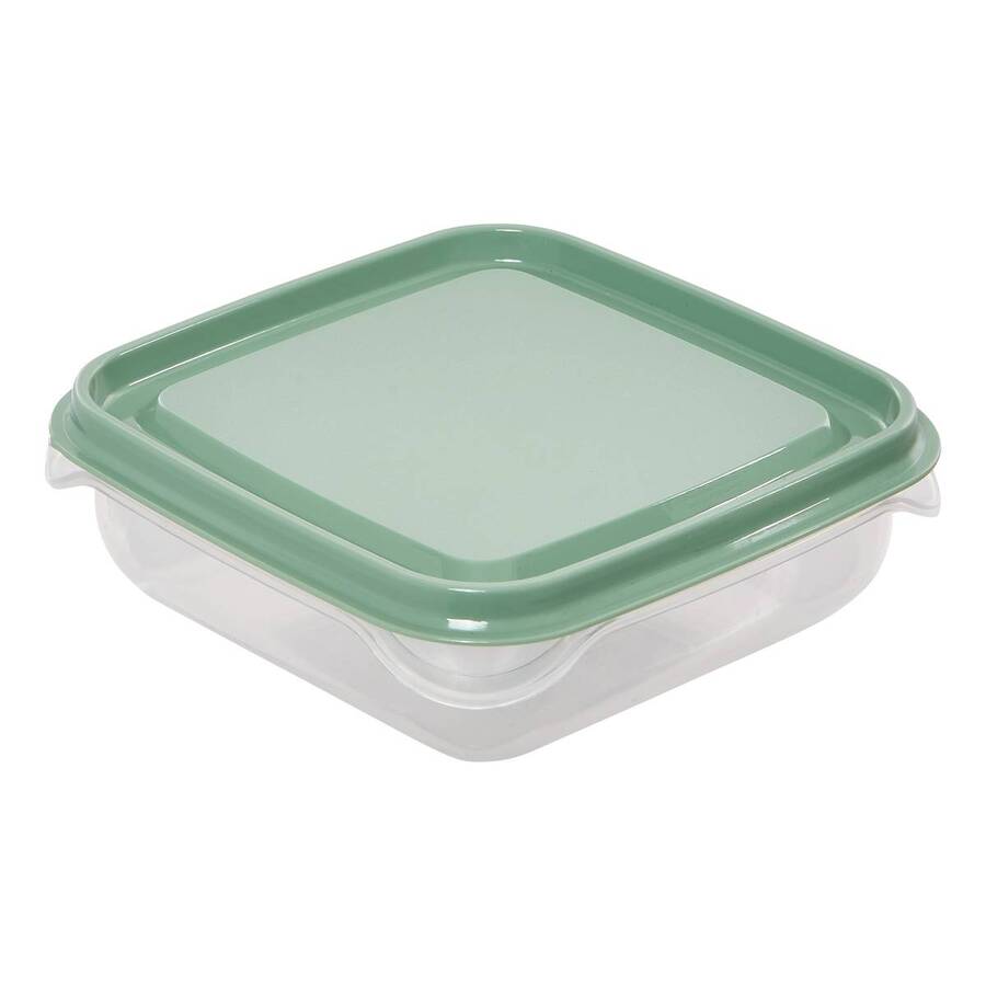 Lot de 12 boîtes de conservation, 0,19/0,35/0,6/2,1l, transparent Essentiels