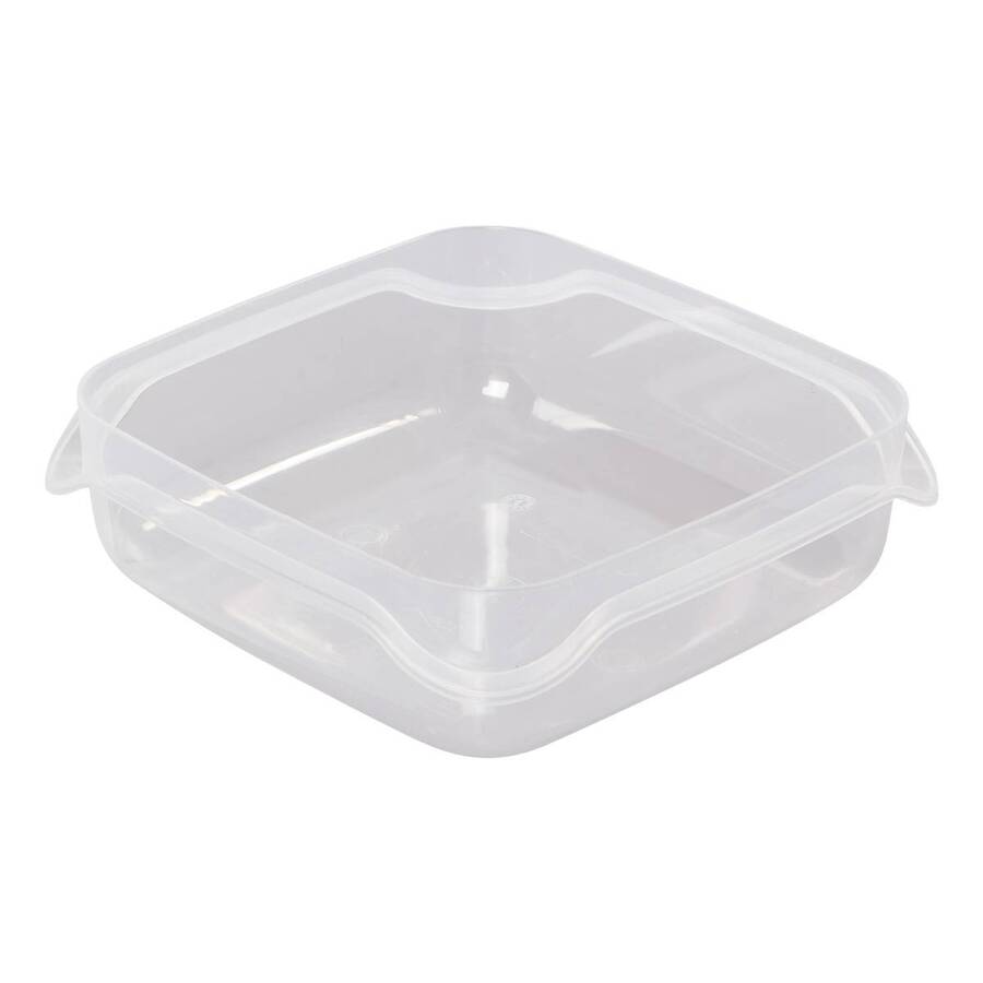 Lot de 12 boîtes de conservation, 0,19/0,35/0,6/2,1l, transparent Essentiels