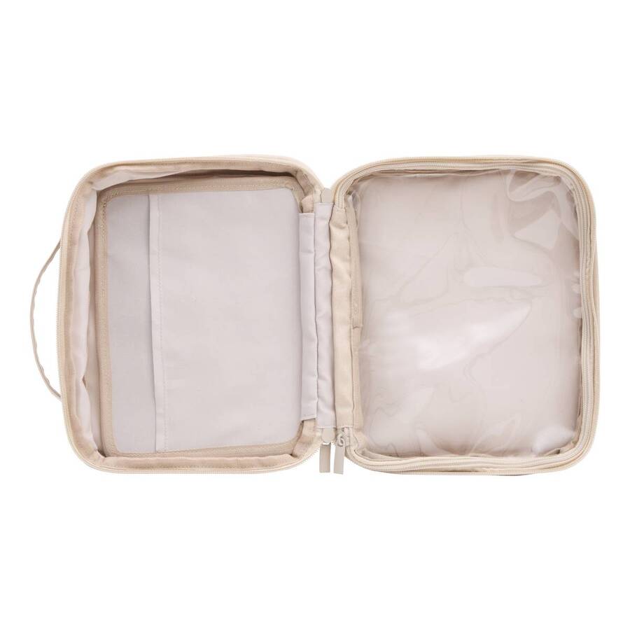 Trousse de toilette de voyage, l.23,5 x h.19 cm