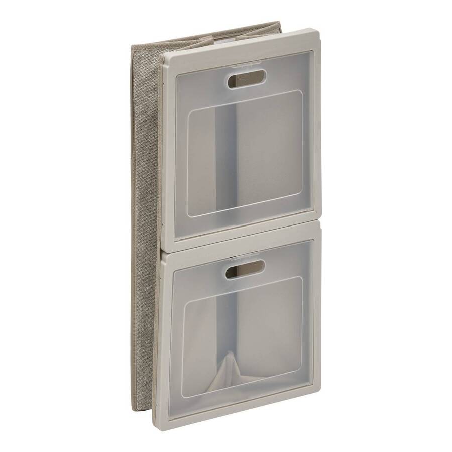 Rangement 2 cases, 30,5x60,5 cm, beige Cube'n door