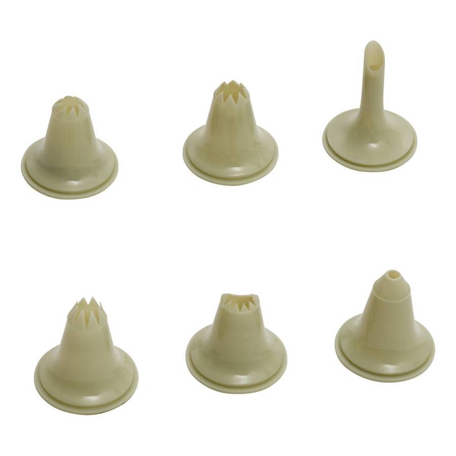 Set seringue à pâtisserie et 6 douilles, l.23 cm Essentiels