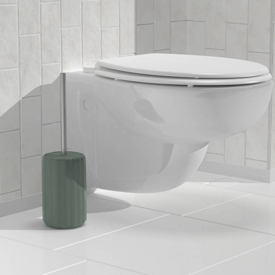 Brosse wc, h.40 cm, vert céladon Colorama