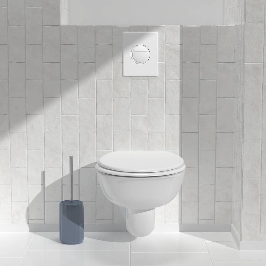 Brosse wc, h.40 cm, bleu Colorama