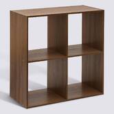 Étagère 4 cases, marron Mix'n modul