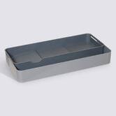 Support à épices extensible pour tiroir, 39,1x14,7 cm, gris Neo