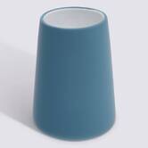 Porte-brosse à dents, d.8,3 x h.11,8 cm, grès, bleu Colorama