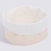 Corbeille à pain, coton, d.24 cm, beige Essentiels