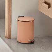 Poubelle manuelle, 2,7l, rose blush Colorama
