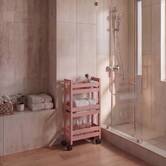 Desserte 3 niveaux, 40x15 cm, rose blush Colorama