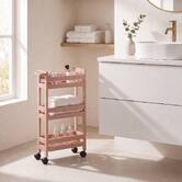 Desserte 3 niveaux, 40x15 cm, rose blush Colorama