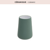 Porte-brosse à dents, d.8,3 x h.11,8 cm, grès, ficus Colorama