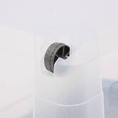 Boîte à roulettes, 60l, transparent Block'it
