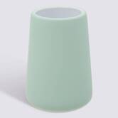 Porte-brosse à dents, d.8,3 x h.11,8 cm, grès, vert céladon Colorama